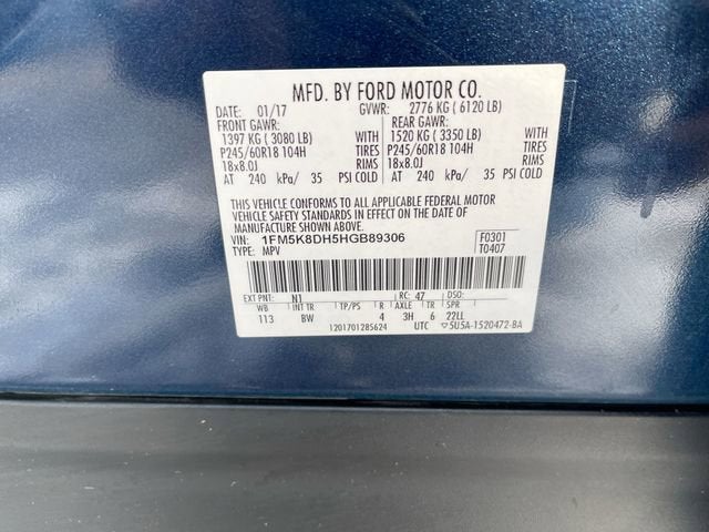 2017 Ford Explorer XLT