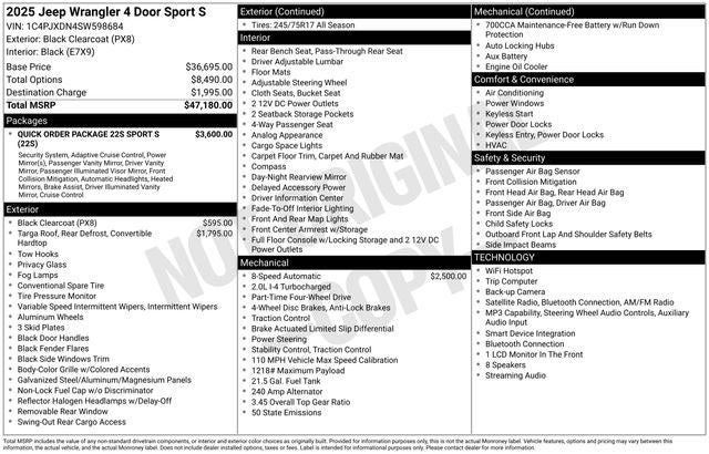 2025 Jeep Wrangler 4-Door Summit 4x4