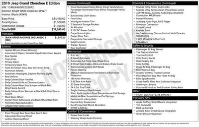 2019 Jeep Grand Cherokee Laredo E 4x4