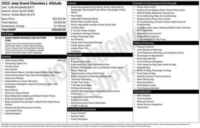 2022 Jeep Grand Cherokee L Altitude 4x4