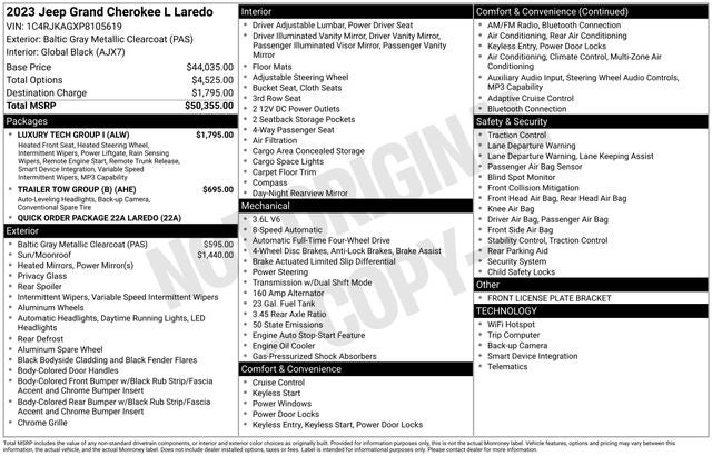2023 Jeep Grand Cherokee L Laredo