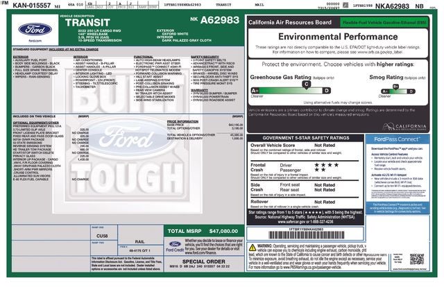 2022 Ford Transit-250 Cargo Van Base