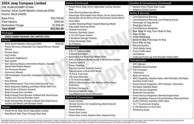 2024 Jeep Compass Limited 4x4