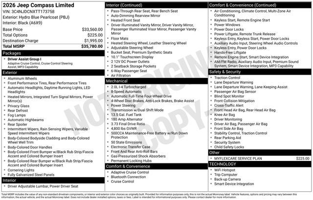2026 Jeep Compass Limited