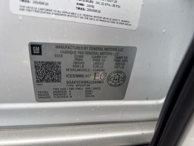 2018 Buick Enclave Avenir