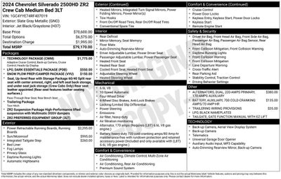 2024 Chevrolet Silverado 2500HD ZR2