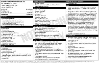 2027 Chevrolet Equinox LT