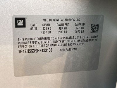 2017 Chevrolet Malibu Premier