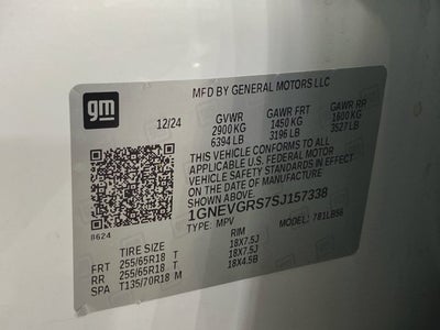 2025 Chevrolet Traverse LT 2LT