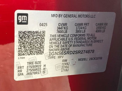 2025 Chevrolet Tahoe Premier