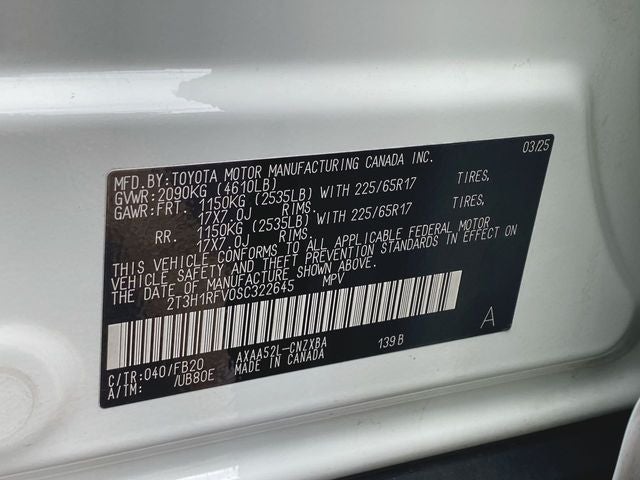 2025 Toyota RAV4 LE