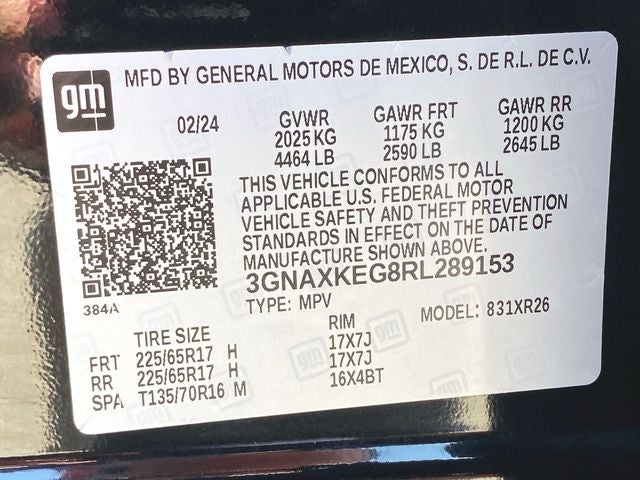 2024 Chevrolet Equinox LT