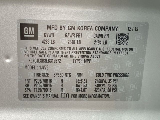 2020 Chevrolet Trax LT