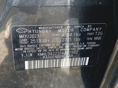 2023 Hyundai Sonata Limited