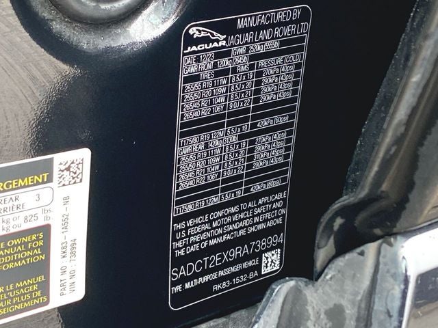 2024 Jaguar F-PACE P250 R-Dynamic S