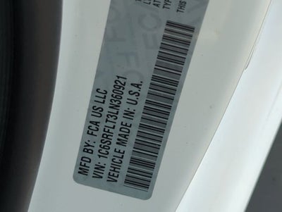 2020 RAM 1500 Rebel Crew Cab 4x4 5'7' Box