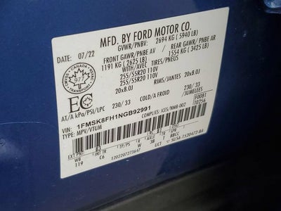 2022 Ford Explorer Limited