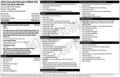 2026 Chevrolet Silverado 2500 HD ZR2