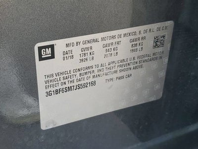 2018 Chevrolet Cruze Premier