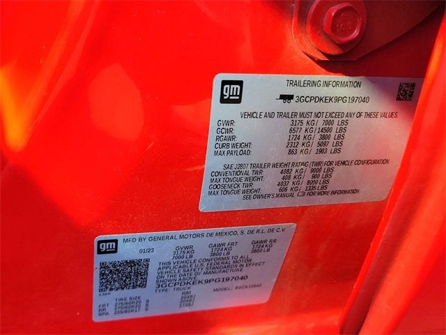 2023 Chevrolet Silverado 1500 LT (2FL)