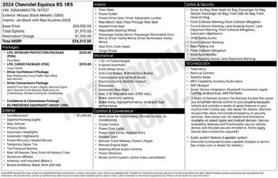2024 Chevrolet Equinox RS