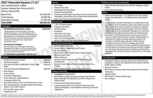 2027 Chevrolet Equinox LT