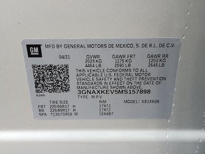 2021 Chevrolet Equinox LT