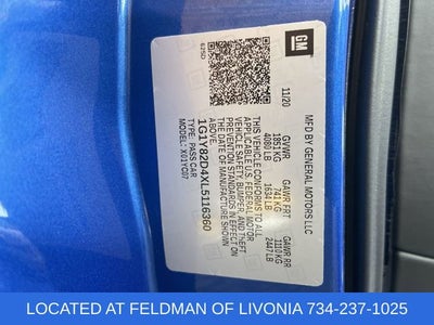 2020 Chevrolet Corvette Stingray 3LT