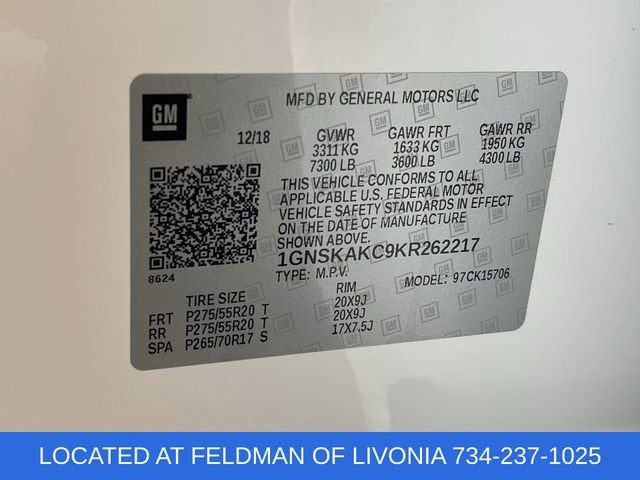 2019 Chevrolet Tahoe LS