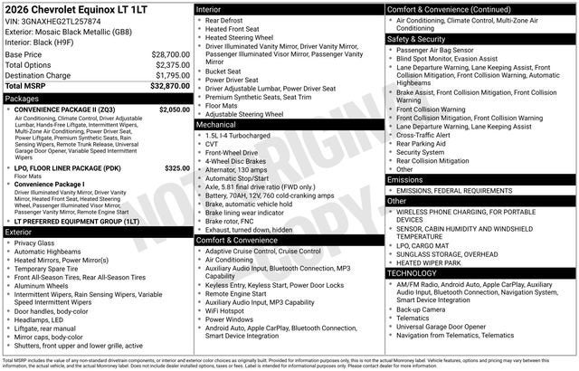 2026 Chevrolet Equinox LT