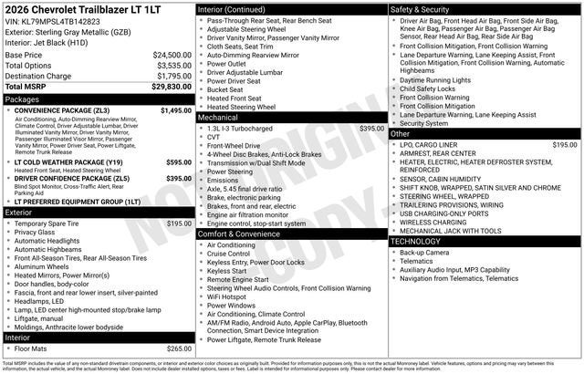 2026 Chevrolet Trailblazer LT