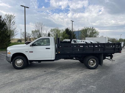 2012 RAM 3500 ST FLATBED W SIDES