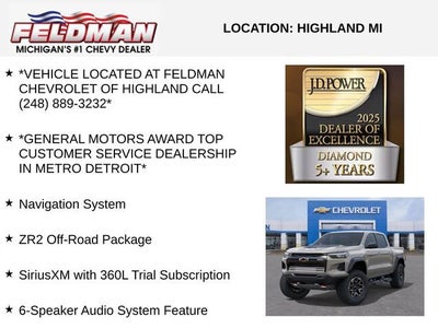 2026 Chevrolet Colorado ZR2