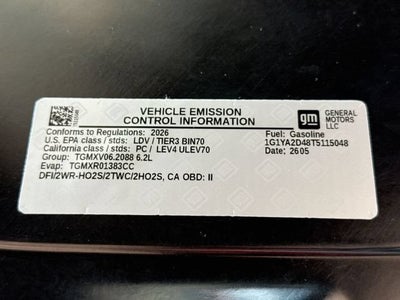 2026 Chevrolet Corvette Stingray 1LT