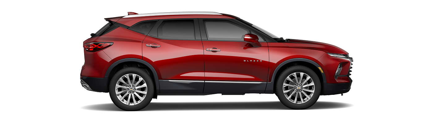 23 Chevy Blazer in Radient Red